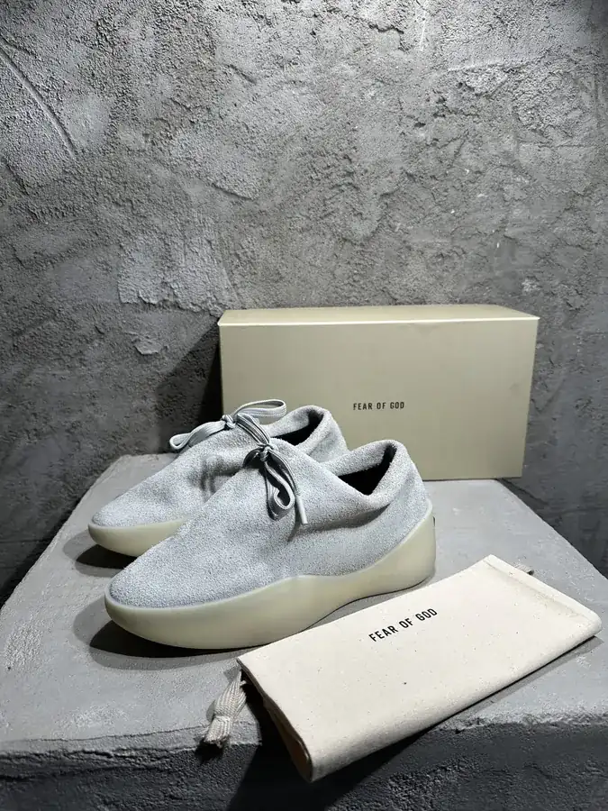 FEAR OF GOD Season 8 Low Top Suede Sneakers with Rope Detail