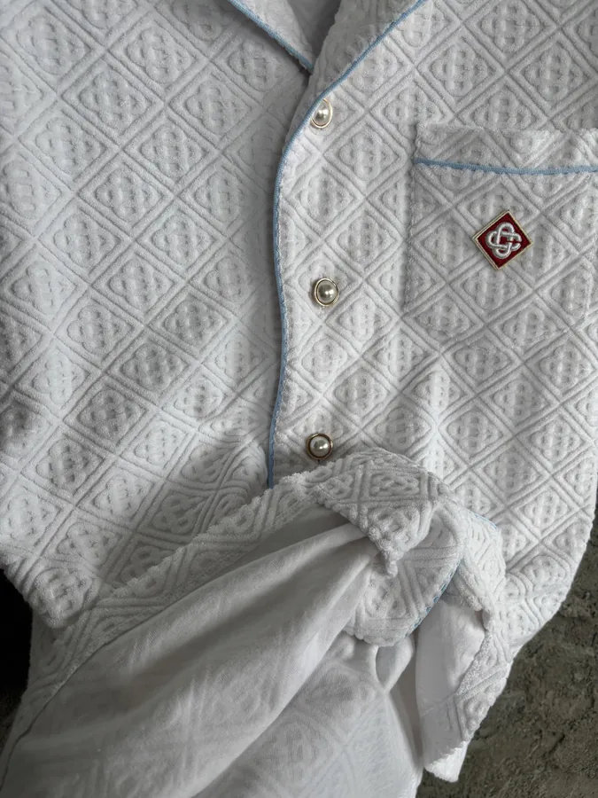 CASABLANCA 2025SS Custom Handmade Cotton Blazer