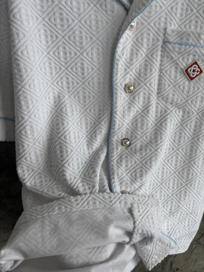 CASABLANCA 2025SS Custom Handmade Cotton Blazer