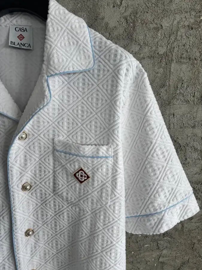 CASABLANCA 2025SS Custom Handmade Cotton Blazer