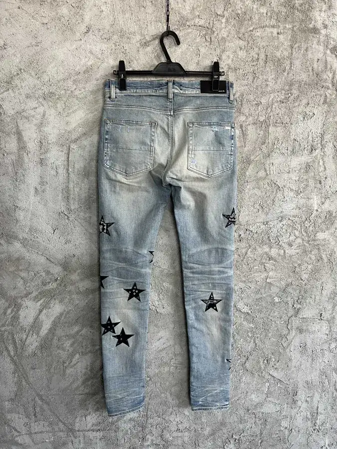 AMIRI 2023SS Star Cashmere Flower Pants