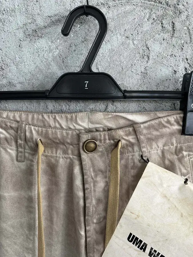 UMA WANG 2023SS Water Scoured Cotton Pants