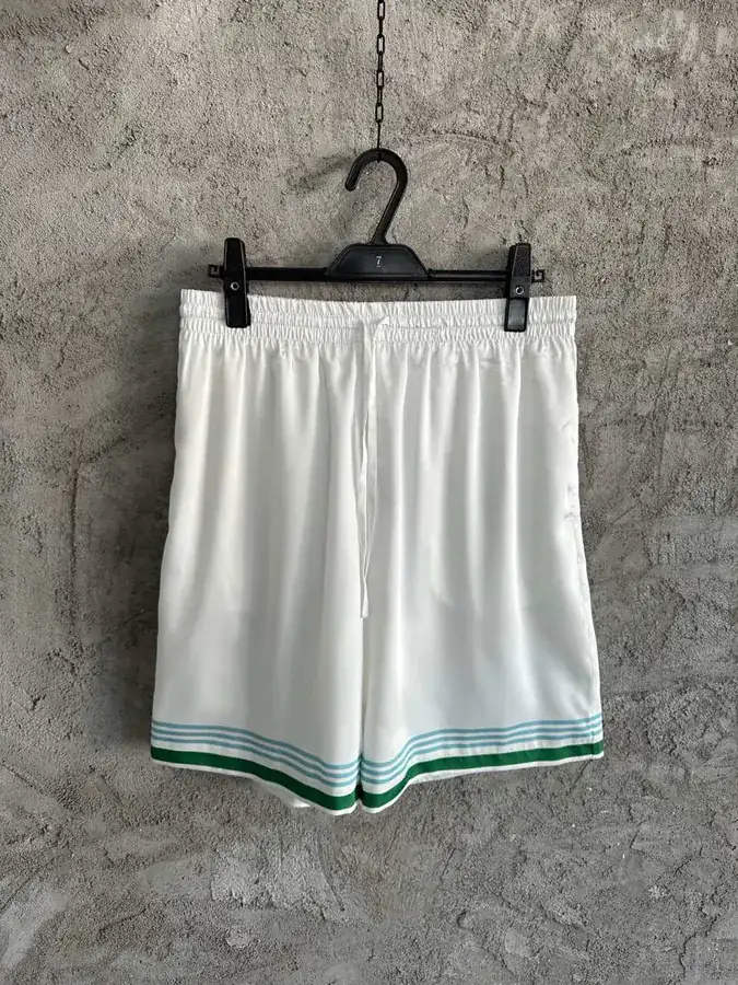 CASABLANCA 2025SS Cup Pattern Silk Shorts
