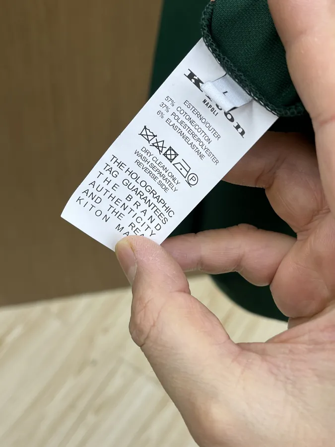 Kiton High Quality 25 Early Spring New Short Sleeve