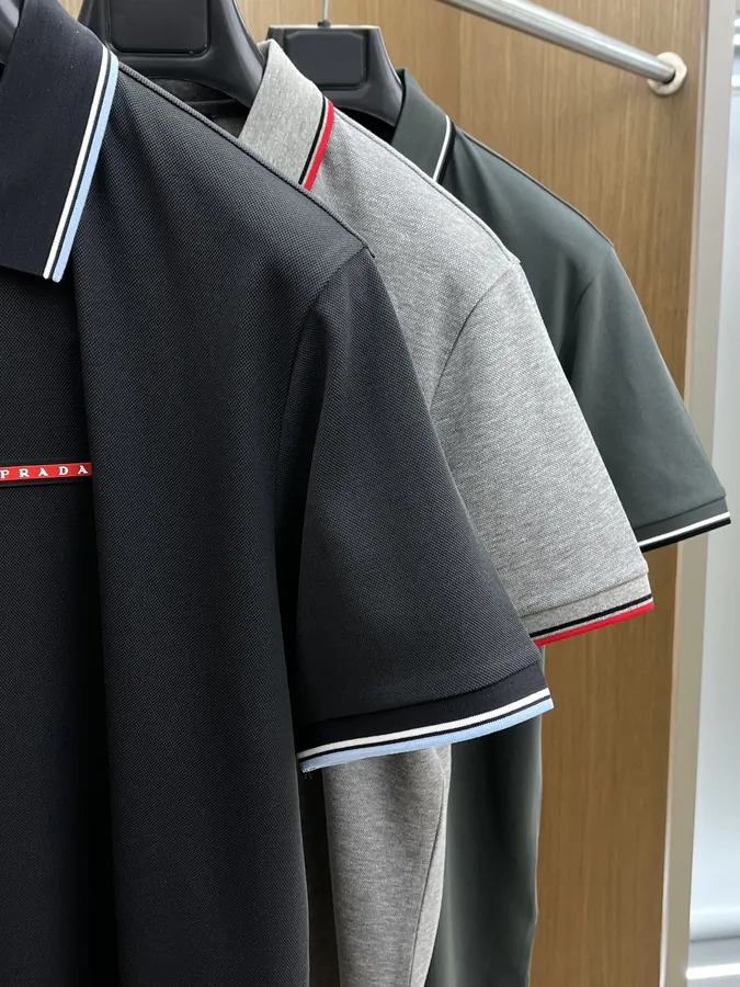 P200 PD High Quality Short Sleeve with Grained Calfskin Fabric