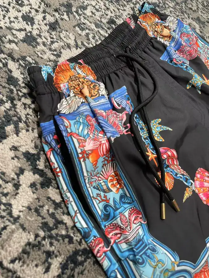 Vivace Men's Coral Theatre Beach Trousers