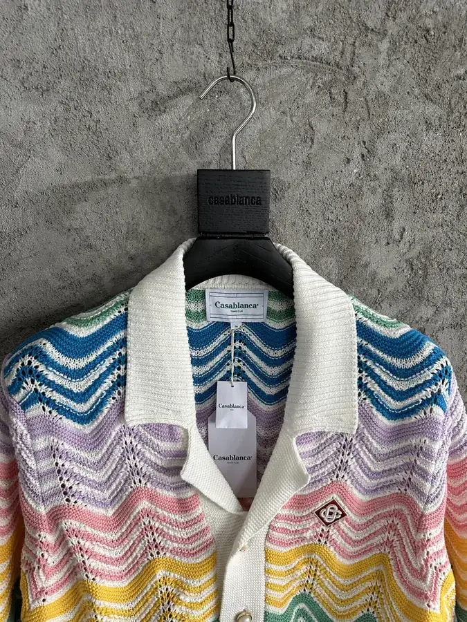 CASABLANCA 2024SS Rainbow Arch Wavy Weave