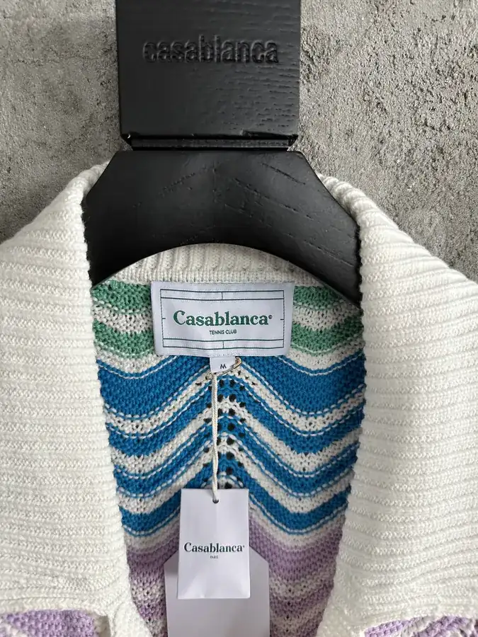 CASABLANCA 2024SS Rainbow Arch Wavy Weave