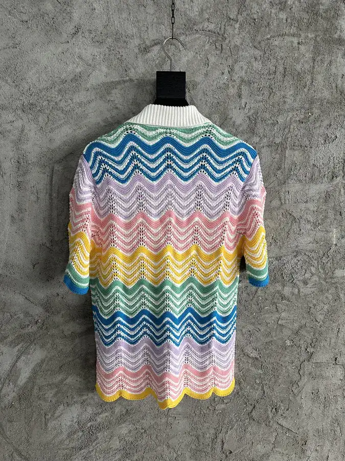 CASABLANCA 2024SS Rainbow Arch Wavy Weave