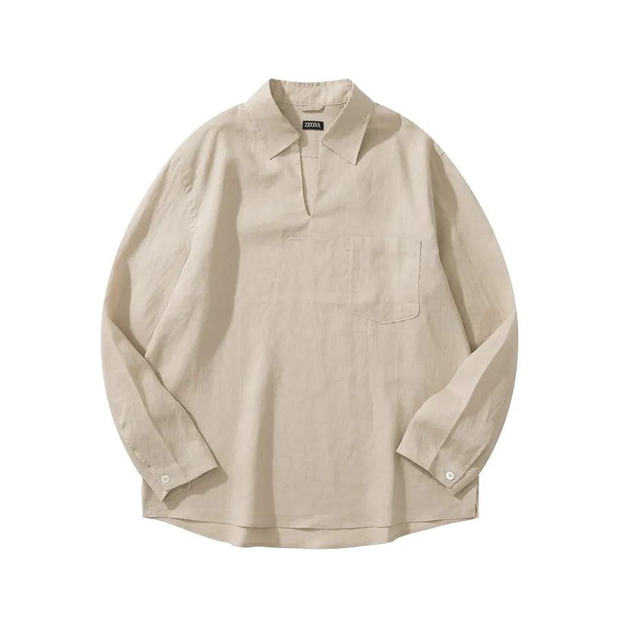 Oasi Lino Polo Shirt by ZG Casual Elegance