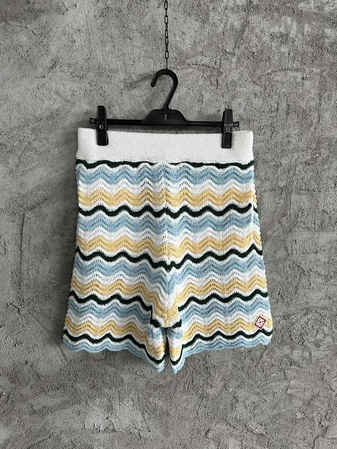 CASABLANCA 2024SS Color Wave Knit Shorts