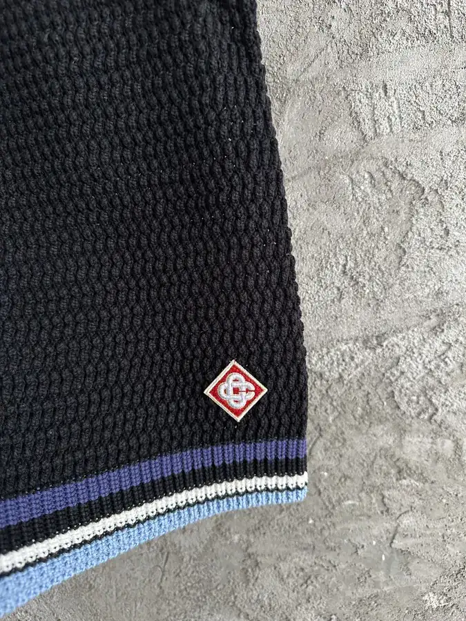 CASABLANCA 2025SS Embroidered Knit Shorts