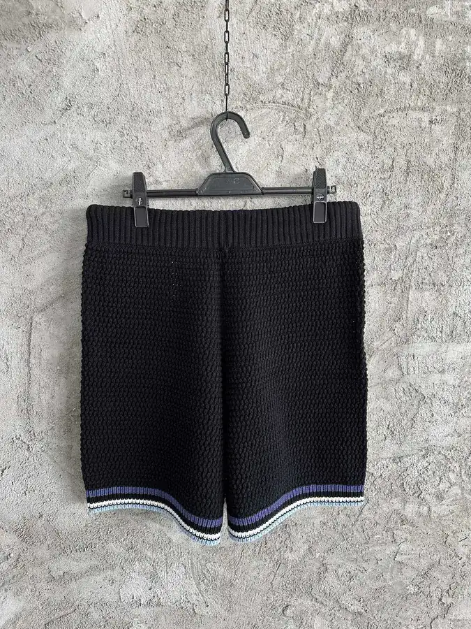 CASABLANCA 2025SS Embroidered Knit Shorts