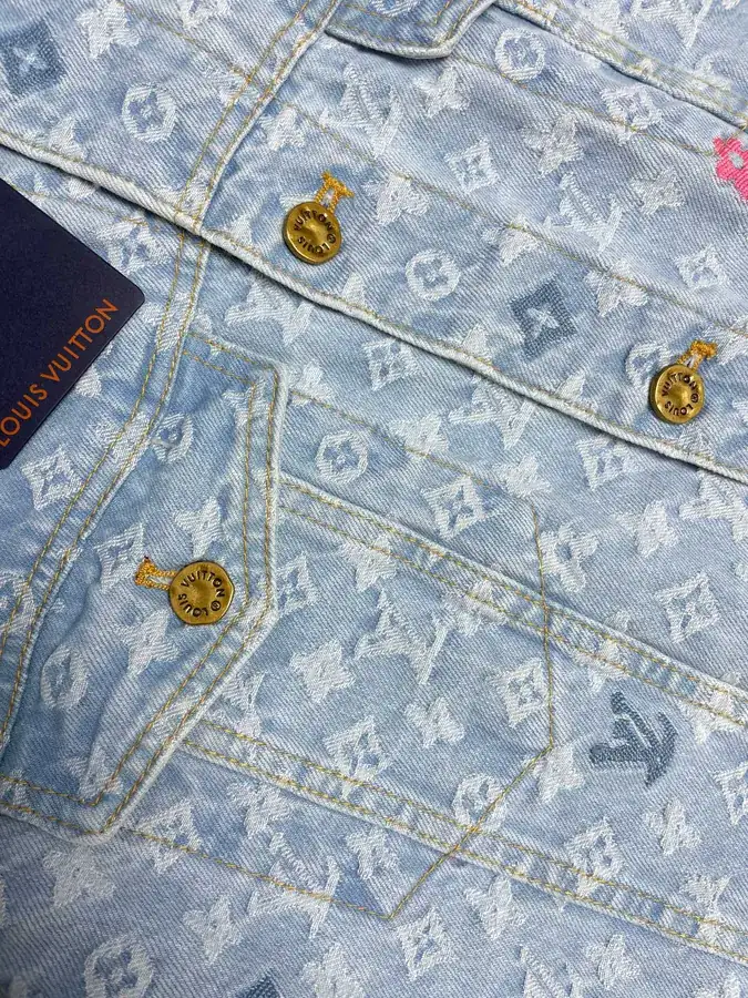 Tyler Collaboration Embroidered Denim Jacket Premium Version