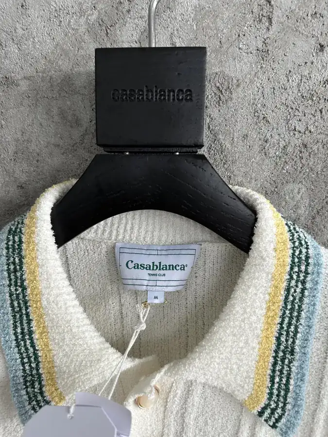 CASABLANCA 2024SS Striped Polo Shirt