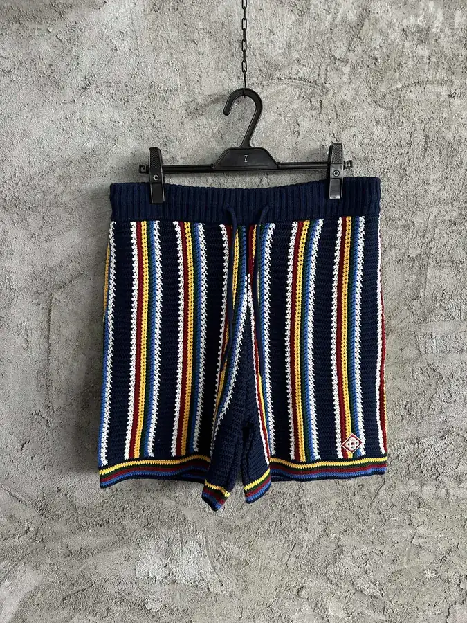 CASABLANCA 2025SS Yellow Striped Shorts