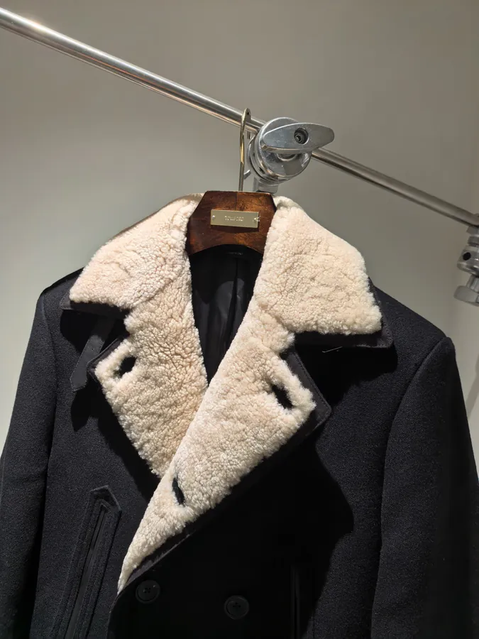Tom Ford Handmade Wool Collar Coat