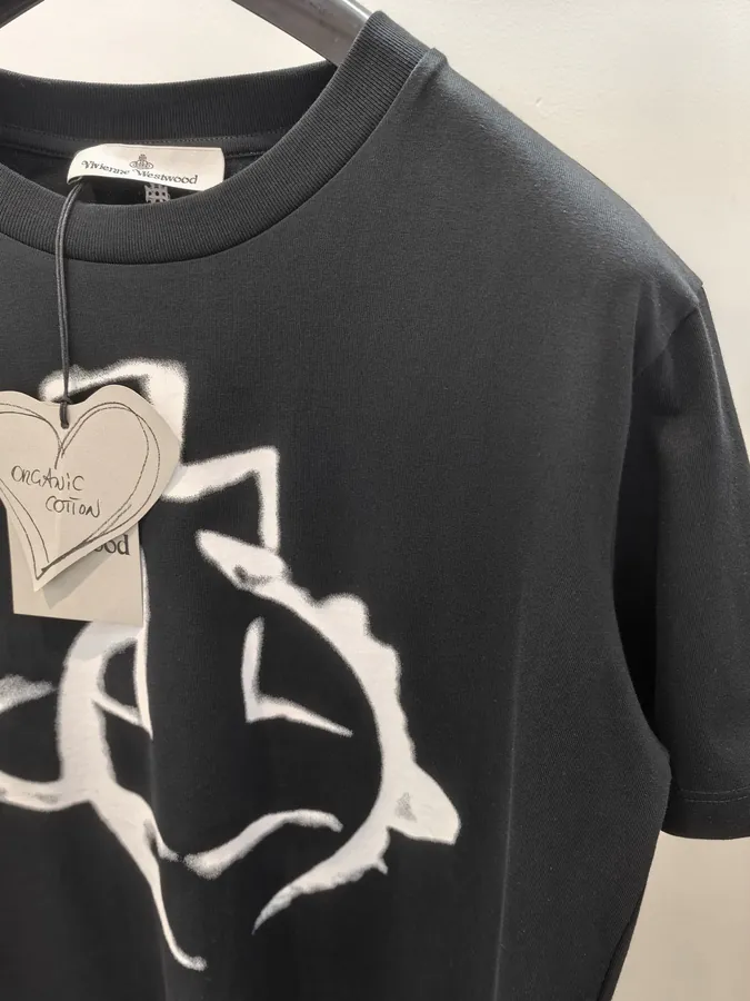 ViVi Saturn Print T Shirt Unisex, SMLXL, Black & White