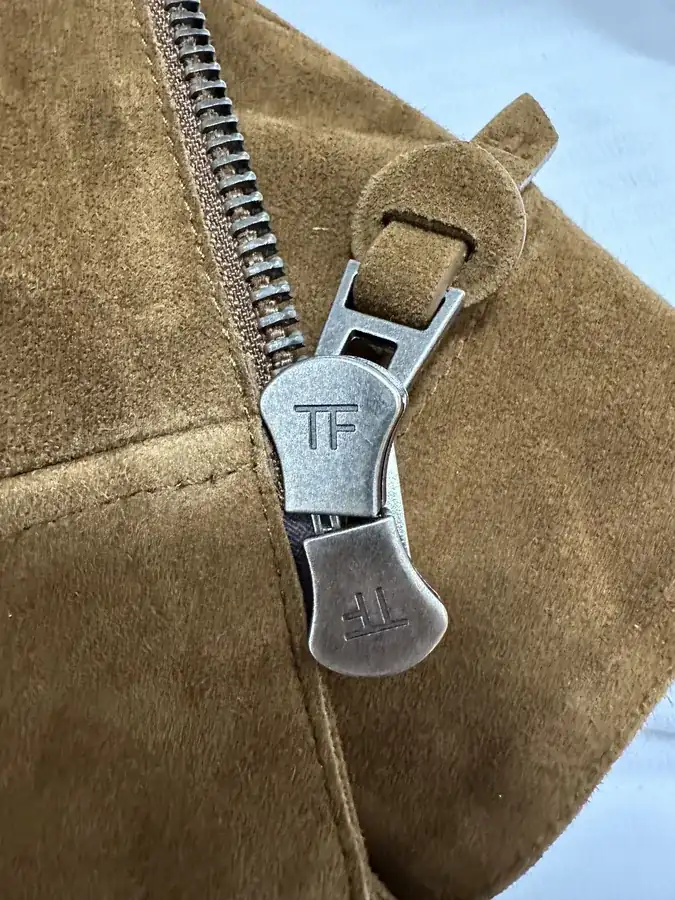 TOM F Autumn Winter New Collection Slim Fit Leather Jacket