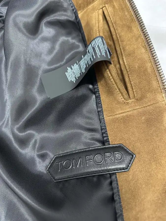 TOM F Autumn Winter New Collection Slim Fit Leather Jacket