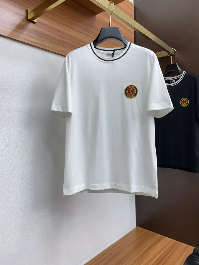 Monte 25SS Cotton T Shirt Minimalist Round Neck Design