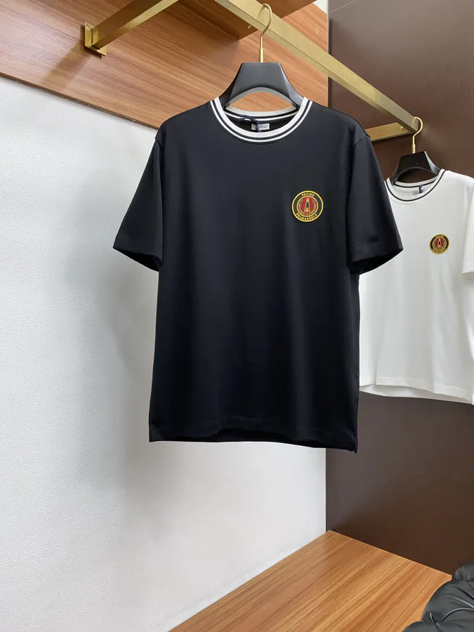 Monte 25SS Cotton T Shirt Classic Round Neck, Minimalist Design