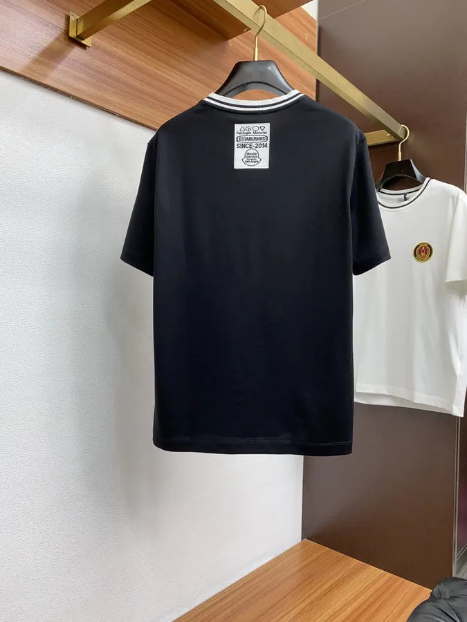 Monte 25SS Cotton T Shirt Classic Round Neck, Minimalist Design
