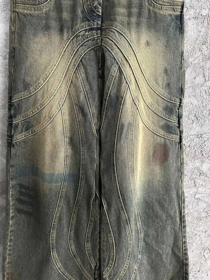 NOFAITH STUDIOS Vintage Washed Wide Leg Pants