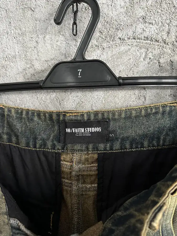 NOFAITH STUDIOS Vintage Washed Wide Leg Pants