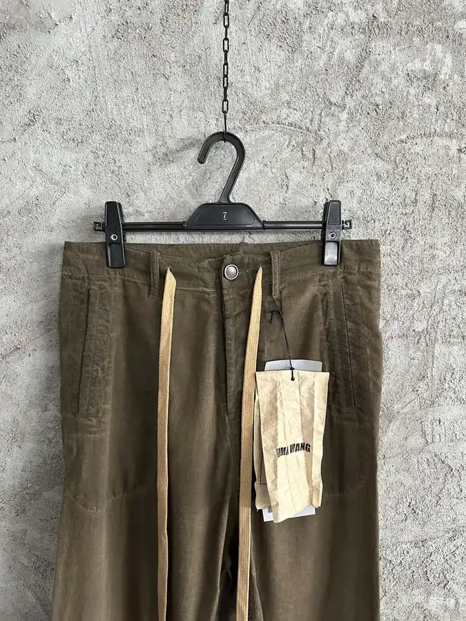 UMA WANG 2023SS Water Damaged Cotton Pants