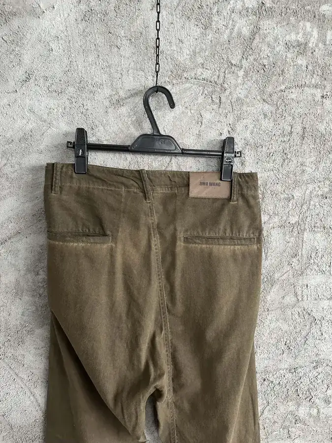 UMA WANG 2023SS Water Damaged Cotton Pants