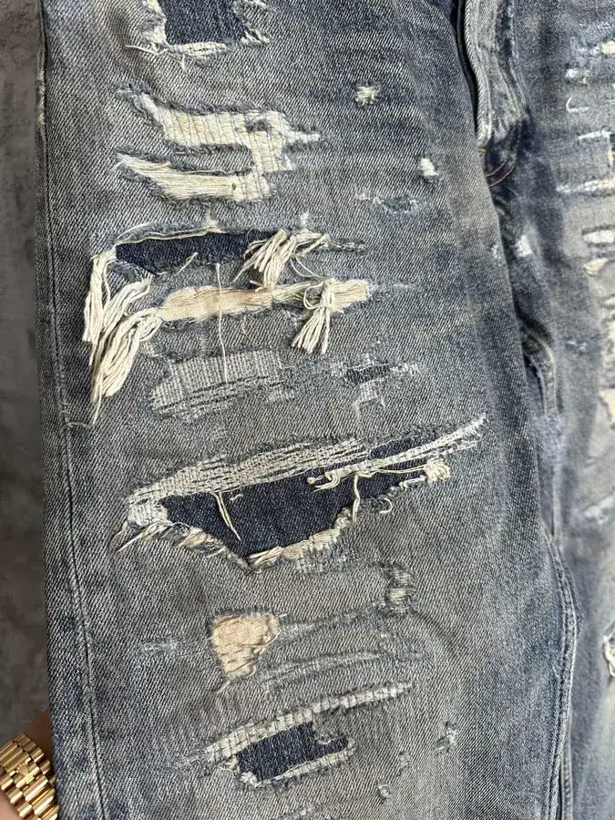 FEAR OF GOD 2024SS秋冬款 Ripped Jeans