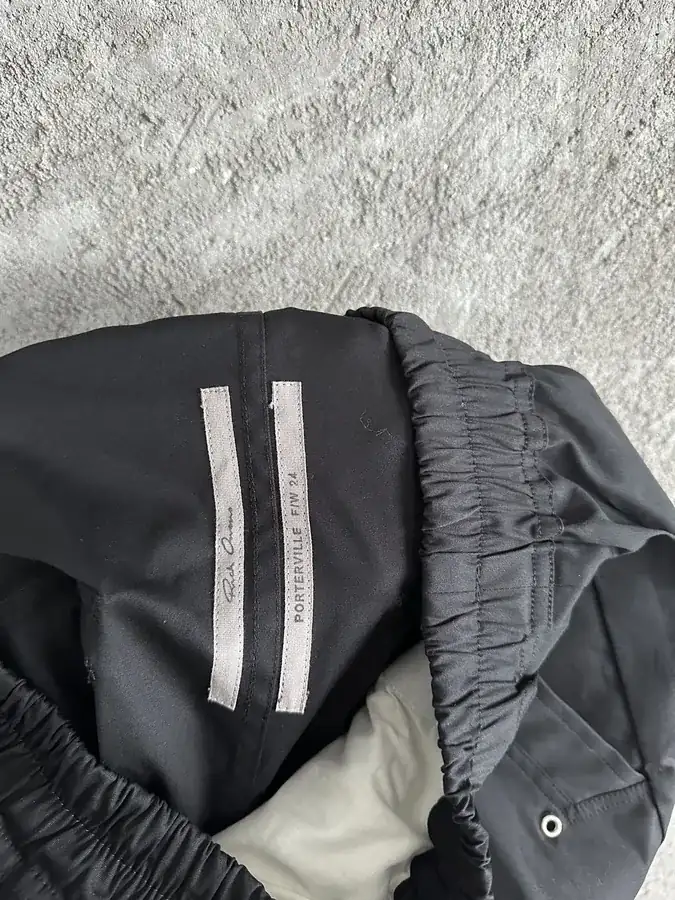 Rick Owens 2024SS Embroidered Logo Pocket Workwear Pants