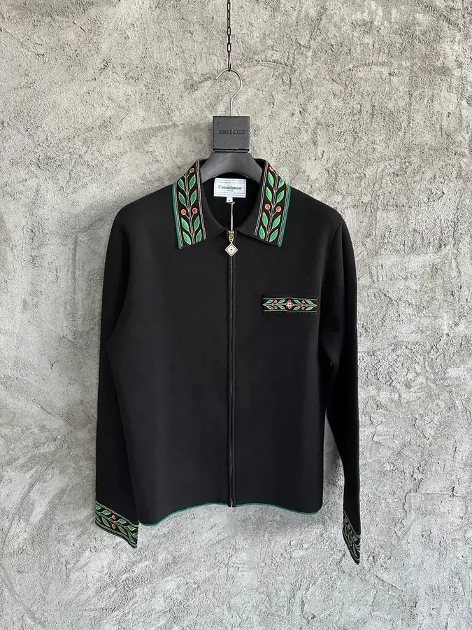 CASABLANCA 2024SS Autumn Winter Runway Limited Edition Patchwork Wool Blazer