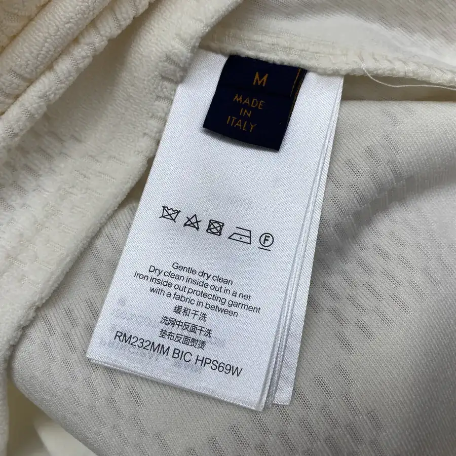 Louis Vuitton Checkerboard Fleece Round Neck Short Sleeve