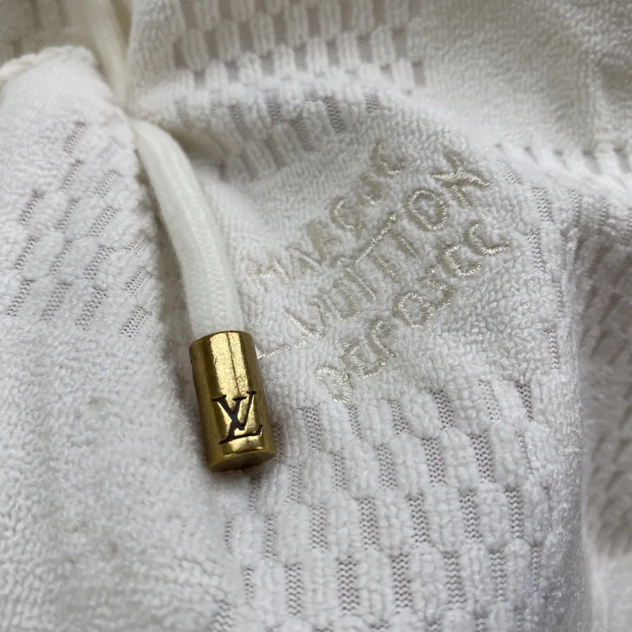 Louis Vuitton Men's Damier Shorts in Light Beige
