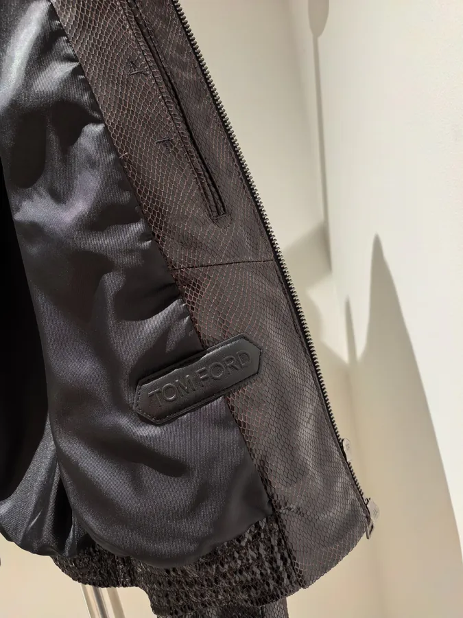 Tomford 2025 Autumn Winter New Collection Leather Jacket