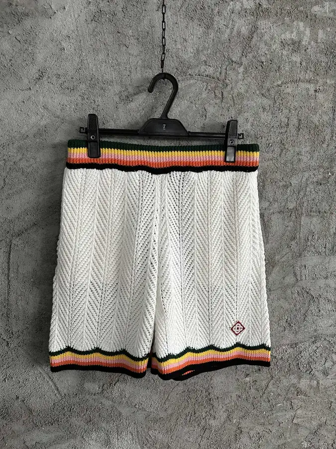 Casablanca 2024SS V Shape Check Shorts