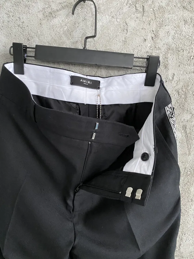 AMIRI 2023SS New Sequin Embroidered Trousers