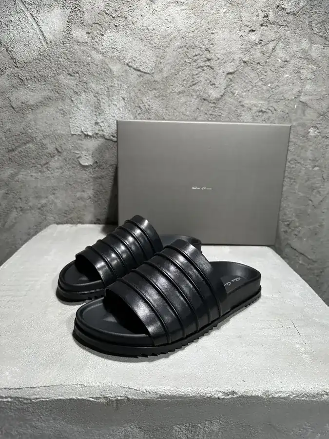 Rick Owens 2023SS One Panel Pleated Sandals