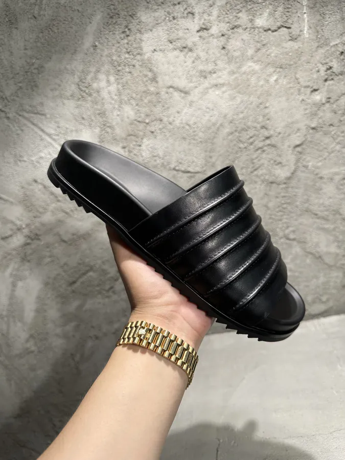 Rick Owens 2023SS One Panel Pleated Sandals