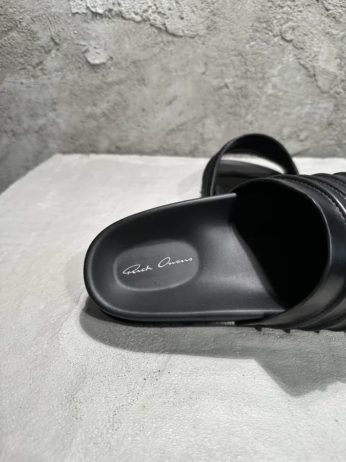 Rick Owens 2023SS One Panel Pleated Sandals