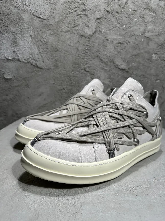 Rick Owens 2025SS Crazy Tying Low Top Sneaker