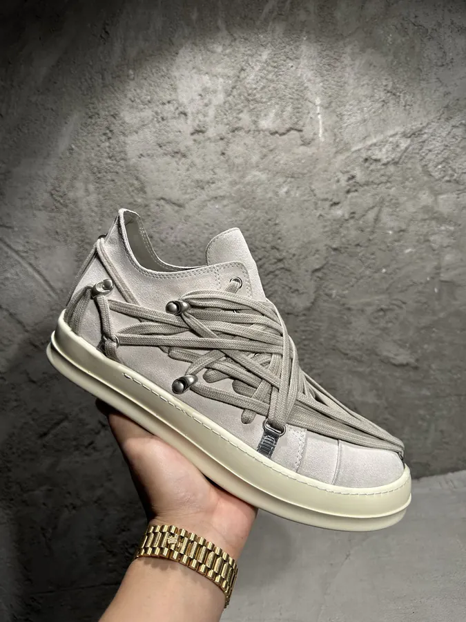 Rick Owens 2025SS Crazy Tying Low Top Sneaker