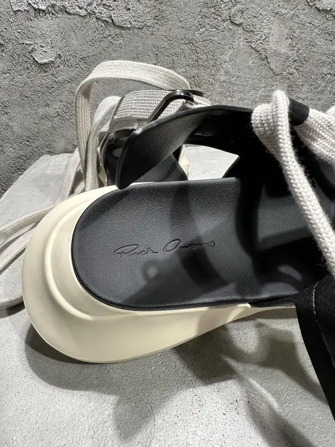 Rick Owens 2023SS Thick Heel Buckle Sandals
