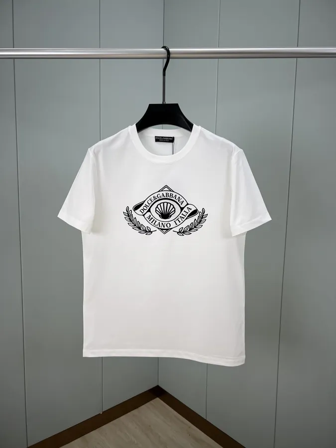Dolce&Gabbana 25 Summer New Collage Flocking Print Tee