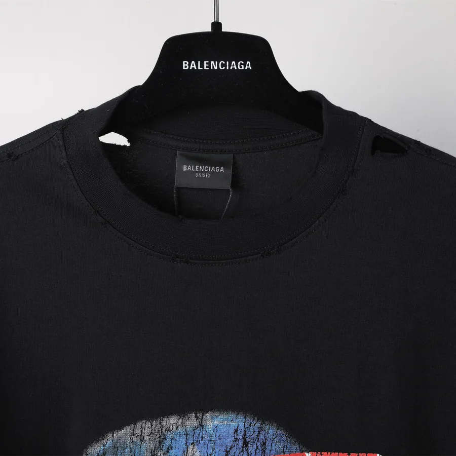BaleenCiaGa Earth Print Short Sleeve