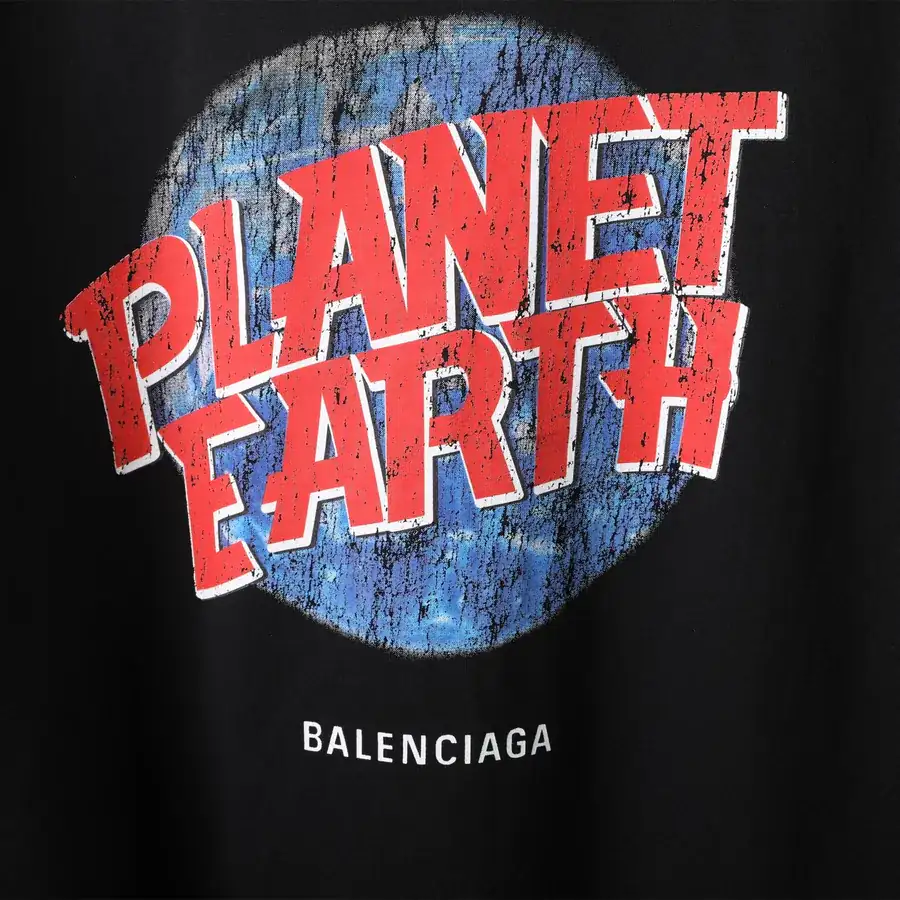 BaleenCiaGa Earth Print Short Sleeve