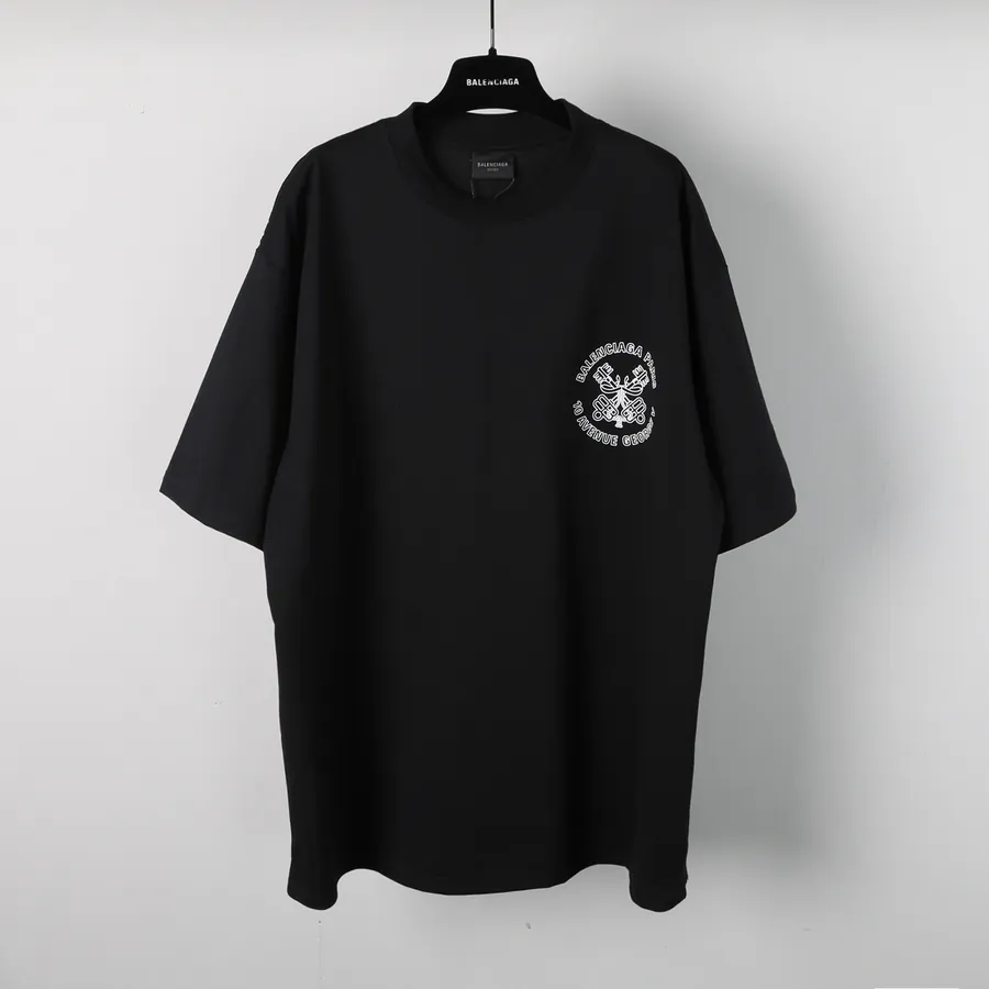 BaleenCiaGa Key Emblem Print Short Sleeve