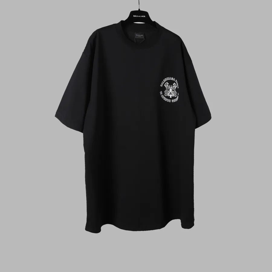 BaleenCiaGa Key Emblem Print Short Sleeve